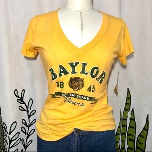 Baylor Bears Vneck T-shirt Rivalry Threads 91 Sz S
